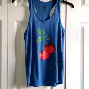 Cherry- Lady bugs muscle tee sz S